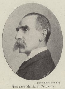 Zesnulý pan A J Caldicott od English Photographer