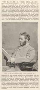Zesnulý pan Alexander Craig Seller, MP od English Photographer
