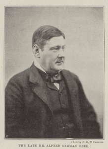 Zesnulý pan Alfred German Reed od English Photographer