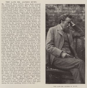 Zesnulý pan Alfred W Hunt od English Photographer