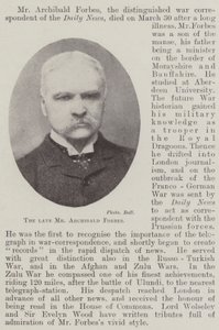 Zesnulý pan Archibald Forbes od English Photographer