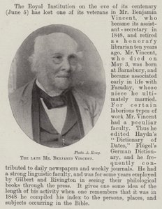 Zesnulý pan Benjamin Vincent od English Photographer