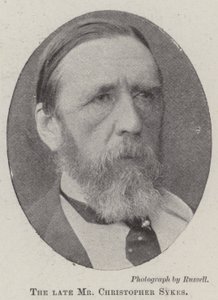 Zesnulý pan Christopher Sykes od English Photographer