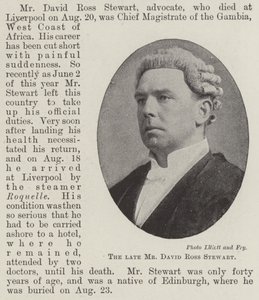 Zesnulý pan David Ross Stewart od English Photographer