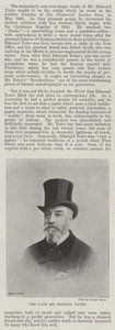Zesnulý pan Edmund Yates od English Photographer