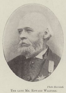 Zesnulý pan Edward Walford od English Photographer