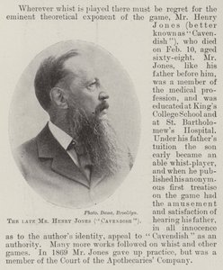 Zesnulý pan Henry Jones (Cavendish) od English Photographer