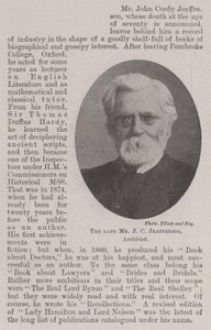 Zesnulý pan J C Jeaffreson, archivář od English Photographer