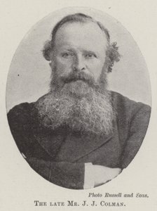 Zesnulý pan J J Colman od English Photographer