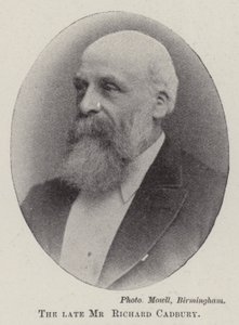 Zesnulý pan Richard Cadbury od English Photographer