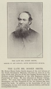 Zesnulý pan Soden Smith, správce umělecké knihovny, South Kensington Museum od English Photographer