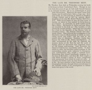 Zesnulý pan Theodore Bent od English Photographer