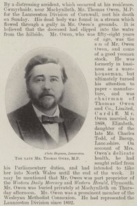 Zesnulý pan Thomas Owen, MP od English Photographer