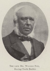 Zesnulý pan William Fife, stavitel závodních jachet od English Photographer