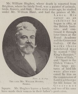 Zesnulý pan William Hughes, malíř od English Photographer