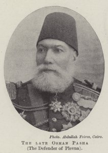Zesnulý Osman Pasha, obránce Plevny od English Photographer