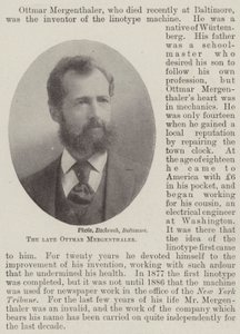 Zesnulý Ottmar Mergenthaler od English Photographer