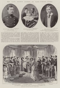 Zesnulý princ Alfred Saxe-Coburg-Gotha