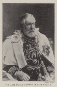 Zesnulý princ Edward Saxe-Weimar od English Photographer