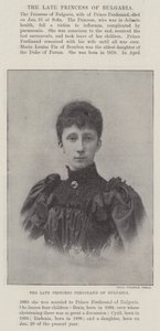 Zesnulá princezna Ferdinand Bulharská od English Photographer
