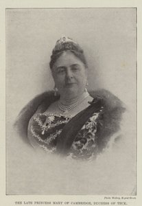 Zesnulá princezna Mary z Cambridge, vévodkyně z Tecku od English Photographer