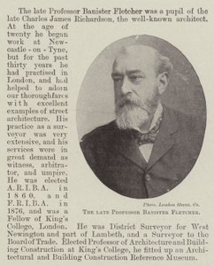 Zesnulý profesor Banister Fletcher od English Photographer