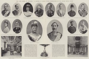 Zesnulá královna Dánska, Matka králů, Tři generace dánského královského domu od English Photographer