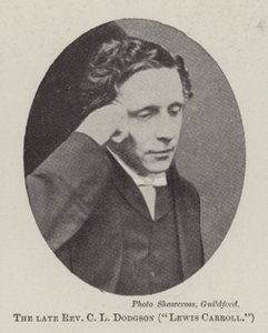Zesnulý reverend CL Dodgson, Lewis Carroll od English Photographer