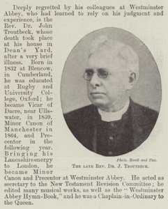 Zesnulý reverend Dr. J Troutbeck od English Photographer