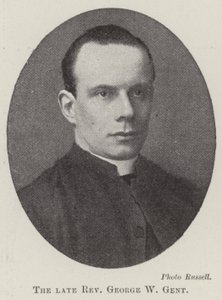 Zesnulý reverend George W Gent od English Photographer