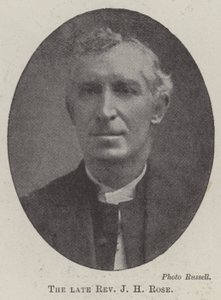 Zesnulý reverend JH Rose od English Photographer