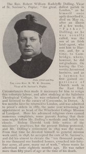 Zesnulý reverend R W R Dolling, vikář ze St Saviours, Topol od English Photographer