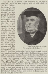Zesnulý reverend T E Brown od English Photographer