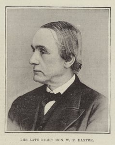Zesnulý Right Honorable W E Baxter od English Photographer