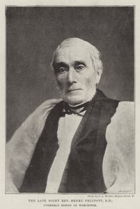 Zesnulý pravý reverend Henry Philpott, DD, dříve biskup z Worcesteru od English Photographer