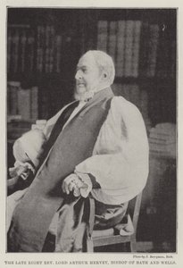 Zesnulý pravý reverend lord Arthur Hervey, biskup z Bath and Wells od English Photographer