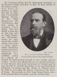 Zesnulý sir Courtenay Boyle, stálý tajemník obchodní rady od English Photographer