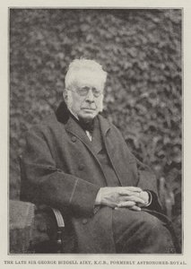 Zesnulý Sir George Biddell Airy, KCB, dříve Astronomer-Royal od English Photographer