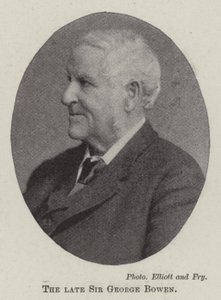 Zesnulý sir George Bowen od English Photographer