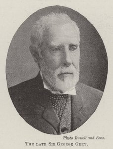 Zesnulý sir George Gray od English Photographer