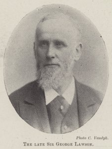 Zesnulý sir George Lawson od English Photographer