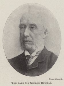 Zesnulý sir George Russell od English Photographer