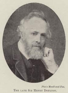 Zesnulý sir Henry Doulton od English Photographer