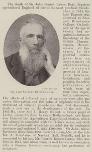 Zesnulý sir John Bennet Lawes od English Photographer