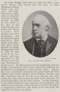 Zesnulý sir John Bridge od English Photographer