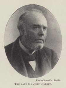 Zesnulý sir John Gilbert od English Photographer