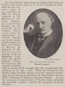Zesnulý Sir John Stainer, hudební skladatel od English Photographer