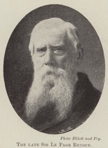Zesnulý sir Le Page Renouf od English Photographer
