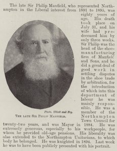 Zesnulý sir Philip Manfield od English Photographer