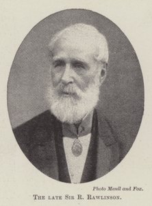 Zesnulý Sir R Rawlinson od English Photographer